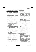 Preview for 21 page of HIKOKI C 7UY Handling Instructions Manual