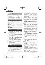 Preview for 24 page of HIKOKI C 7UY Handling Instructions Manual