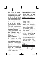 Preview for 30 page of HIKOKI C 7UY Handling Instructions Manual