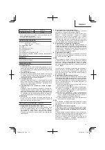 Preview for 31 page of HIKOKI C 7UY Handling Instructions Manual