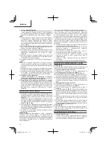 Preview for 32 page of HIKOKI C 7UY Handling Instructions Manual