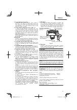 Preview for 33 page of HIKOKI C 7UY Handling Instructions Manual