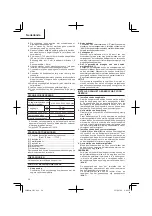 Preview for 38 page of HIKOKI C 7UY Handling Instructions Manual