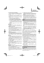 Preview for 39 page of HIKOKI C 7UY Handling Instructions Manual