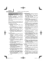 Preview for 42 page of HIKOKI C 7UY Handling Instructions Manual