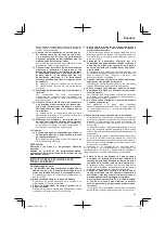 Preview for 43 page of HIKOKI C 7UY Handling Instructions Manual