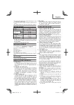 Preview for 45 page of HIKOKI C 7UY Handling Instructions Manual