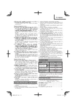 Preview for 51 page of HIKOKI C 7UY Handling Instructions Manual