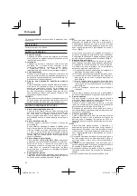 Preview for 52 page of HIKOKI C 7UY Handling Instructions Manual