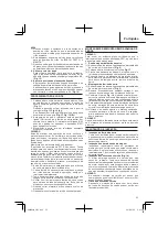 Preview for 53 page of HIKOKI C 7UY Handling Instructions Manual