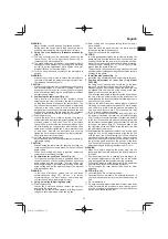 Предварительный просмотр 27 страницы HIKOKI C 8FSE Handling Instructions Manual