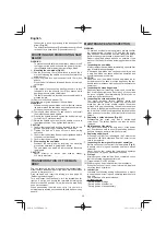 Preview for 30 page of HIKOKI C 8FSE Handling Instructions Manual