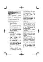 Предварительный просмотр 32 страницы HIKOKI C 8FSE Handling Instructions Manual