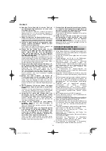 Предварительный просмотр 34 страницы HIKOKI C 8FSE Handling Instructions Manual