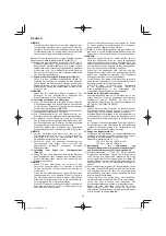 Preview for 40 page of HIKOKI C 8FSE Handling Instructions Manual