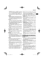 Предварительный просмотр 41 страницы HIKOKI C 8FSE Handling Instructions Manual