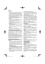 Предварительный просмотр 42 страницы HIKOKI C 8FSE Handling Instructions Manual