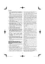 Предварительный просмотр 46 страницы HIKOKI C 8FSE Handling Instructions Manual