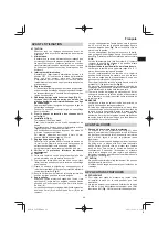 Предварительный просмотр 49 страницы HIKOKI C 8FSE Handling Instructions Manual