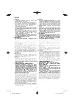 Предварительный просмотр 50 страницы HIKOKI C 8FSE Handling Instructions Manual