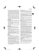 Предварительный просмотр 51 страницы HIKOKI C 8FSE Handling Instructions Manual