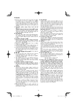 Предварительный просмотр 52 страницы HIKOKI C 8FSE Handling Instructions Manual