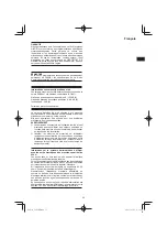 Preview for 55 page of HIKOKI C 8FSE Handling Instructions Manual