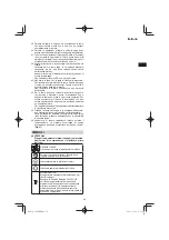 Preview for 59 page of HIKOKI C 8FSE Handling Instructions Manual