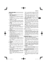 Preview for 61 page of HIKOKI C 8FSE Handling Instructions Manual