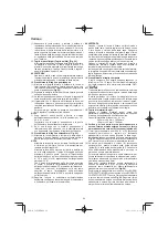 Предварительный просмотр 64 страницы HIKOKI C 8FSE Handling Instructions Manual