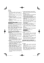 Preview for 66 page of HIKOKI C 8FSE Handling Instructions Manual