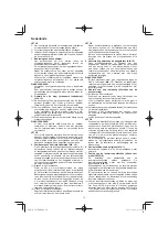 Preview for 74 page of HIKOKI C 8FSE Handling Instructions Manual