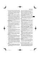 Предварительный просмотр 75 страницы HIKOKI C 8FSE Handling Instructions Manual