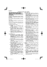 Preview for 80 page of HIKOKI C 8FSE Handling Instructions Manual