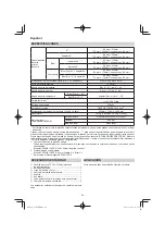 Предварительный просмотр 84 страницы HIKOKI C 8FSE Handling Instructions Manual