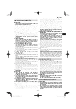 Preview for 85 page of HIKOKI C 8FSE Handling Instructions Manual