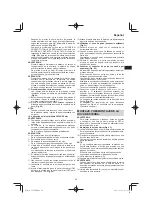 Предварительный просмотр 89 страницы HIKOKI C 8FSE Handling Instructions Manual