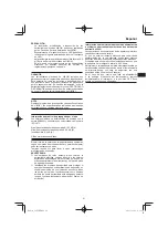 Preview for 91 page of HIKOKI C 8FSE Handling Instructions Manual