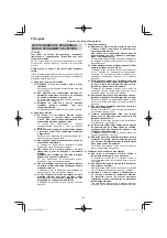 Preview for 92 page of HIKOKI C 8FSE Handling Instructions Manual