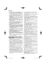 Предварительный просмотр 94 страницы HIKOKI C 8FSE Handling Instructions Manual