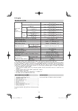 Preview for 96 page of HIKOKI C 8FSE Handling Instructions Manual