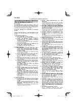 Preview for 104 page of HIKOKI C 8FSE Handling Instructions Manual