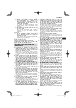 Предварительный просмотр 105 страницы HIKOKI C 8FSE Handling Instructions Manual