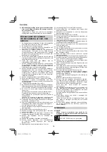 Предварительный просмотр 106 страницы HIKOKI C 8FSE Handling Instructions Manual