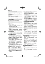 Предварительный просмотр 108 страницы HIKOKI C 8FSE Handling Instructions Manual