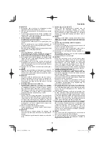 Предварительный просмотр 109 страницы HIKOKI C 8FSE Handling Instructions Manual