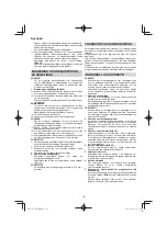 Предварительный просмотр 112 страницы HIKOKI C 8FSE Handling Instructions Manual