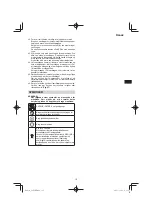 Preview for 117 page of HIKOKI C 8FSE Handling Instructions Manual