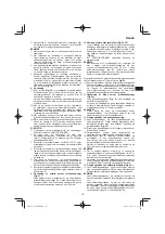 Предварительный просмотр 121 страницы HIKOKI C 8FSE Handling Instructions Manual