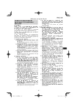 Предварительный просмотр 145 страницы HIKOKI C 8FSE Handling Instructions Manual